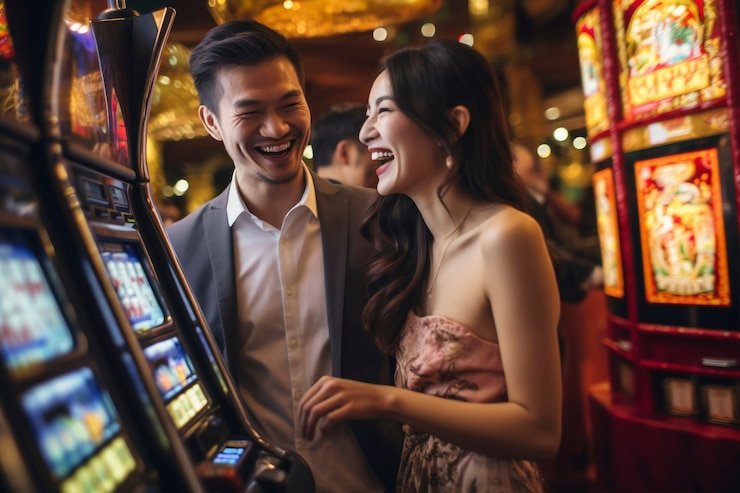 Dealer langsung di studio kasino planet777 yang profesional